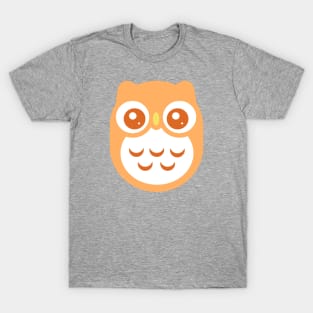 Orange Cute baby Owl T-Shirt
